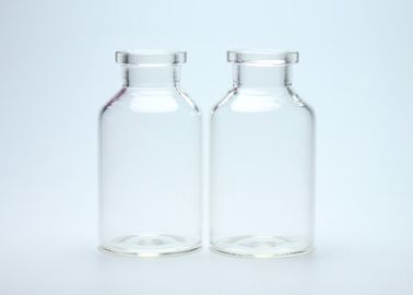 ISO標準20mlの透明な注入の薬効があるガラス管のガラスびん