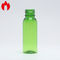 緑の透明な化粧品の包装30mlは上のガラスびんをねじで締める