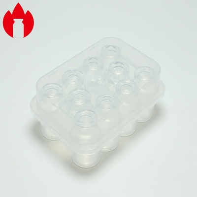 2ml 透明な無菌ガラスボトルとプラスチックボックス