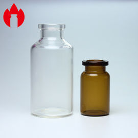 透明なかこはく色の医学の小さいガラス ビンのガラスびん2ml 3ml 5ml 10ml 20ml 30ml