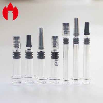 化粧品 ルアーロック注射器 1ml プリフィール注射器 5.0 中性ボロシリケートガラス材料