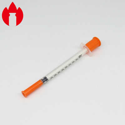 1ml注射可能なインシュリンPPのプラスチック薬のスポイトの単一の使用