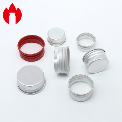 円形の定形アルミニウムねじ帽子18mm 24mm多数色との28mm