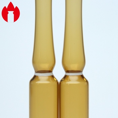 ガラスアンプル 1ml-20ml 空きクリアまたはアンバー 薬剤薬剤注射用ガラスアンプル