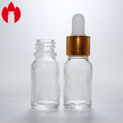 10ml 透明化粧品 エッセンシャルオイル滴滴器 ガラスのボトル