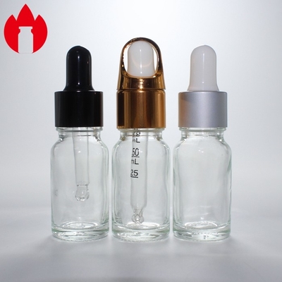 10ml 透明化粧品 エッセンシャルオイル滴滴器 ガラスのボトル