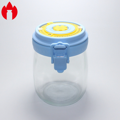 500ml 1000ml ガラスのボトル プラスチックキャップのボトル