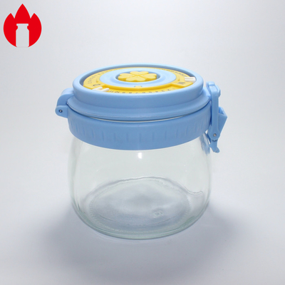 500ml 1000ml ガラスのボトル プラスチックキャップのボトル