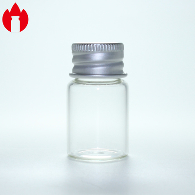 5ml クリア スクリップ 口用 ガラス 錠剤 アルミ 蓋付き