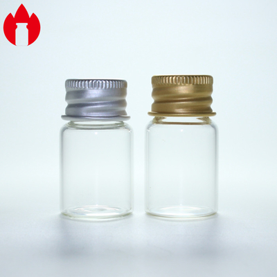 5ml クリア スクリップ 口用 ガラス 錠剤 アルミ 蓋付き