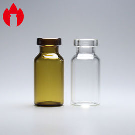 透明でアンバー色 3ml メディシネーション クリップ トップ ガラスチューブ 注射用 薬剤 錠剤