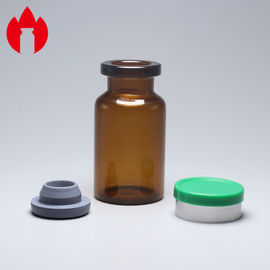 10Rこはく色の薬剤のガラス ガラスびん