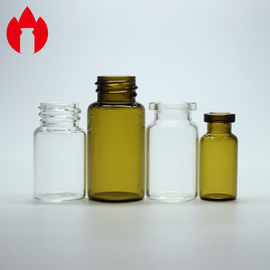 ホウケイ酸ガラスの管のガラスびん2ml 6ml 10ml 20ml容量の透明な色