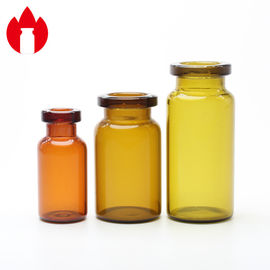 GMPの標準的な薬効がある注入のひだの上のガラス管のガラスびん2ml 5ml 10ml