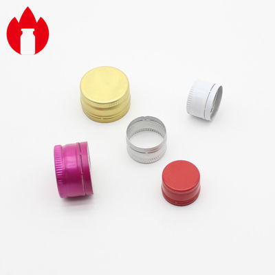 20mm 22mm 25mm 28mm アルミニウム ピルファー プルーフ キャップ スクリューボトル