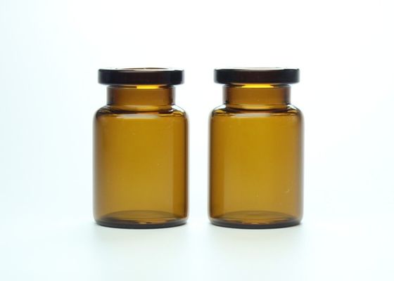 GMPは5mlブラウンの空の薬剤の注射可能なガラス ガラスびんを証明しました