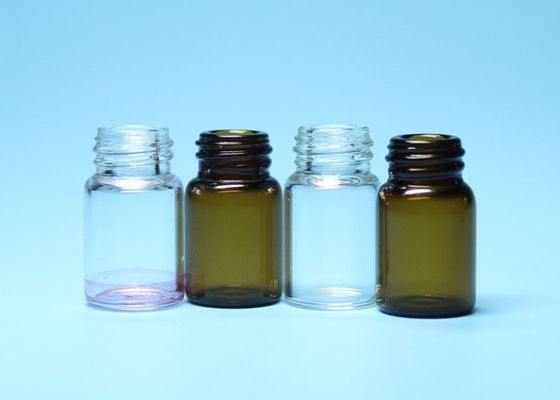 透明な2ml 3mlはかブラウンのホウケイ酸ガラスびんに通しました